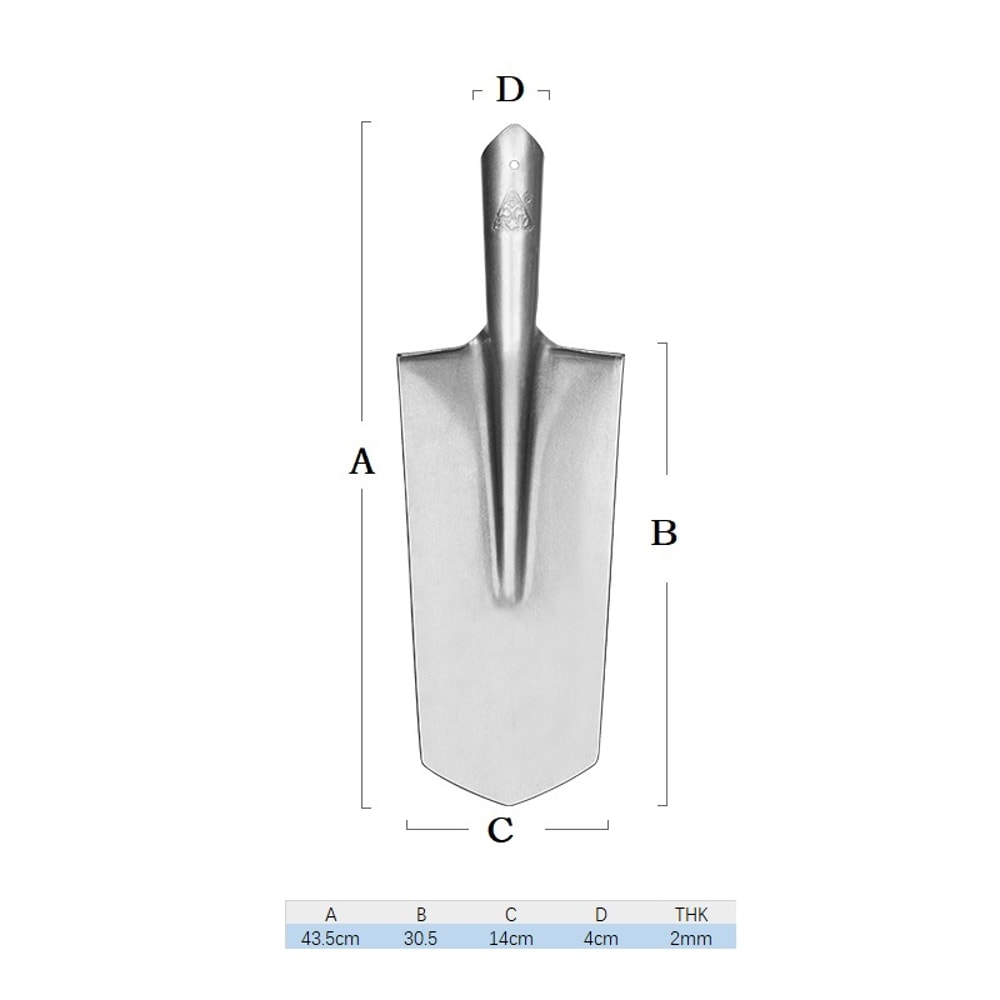 Heavy Duty Trenching Shovel & Digging Spade for Garden & Farm Work