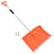 Heavy Duty Ergonomic Snow Shovel with Detachable D Handle Aluminum & Plastic