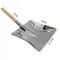 Premium Stainless Steel Fireplace Ash Shovel with Wood Handle Multifunctional Chimney Cleaning Tool