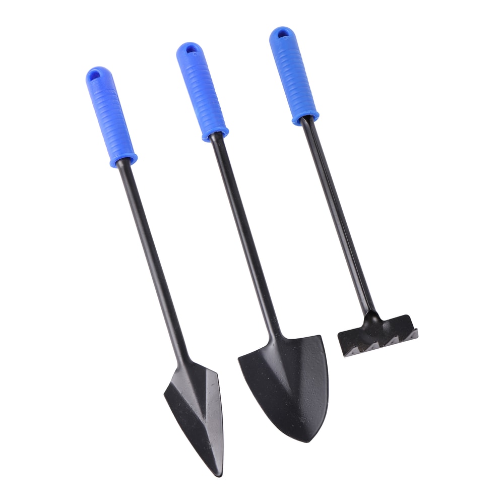 Compact Piece Gardening Tools Set for Indoor Plants Mini Shovel, Hand Trowel & Garden Rake