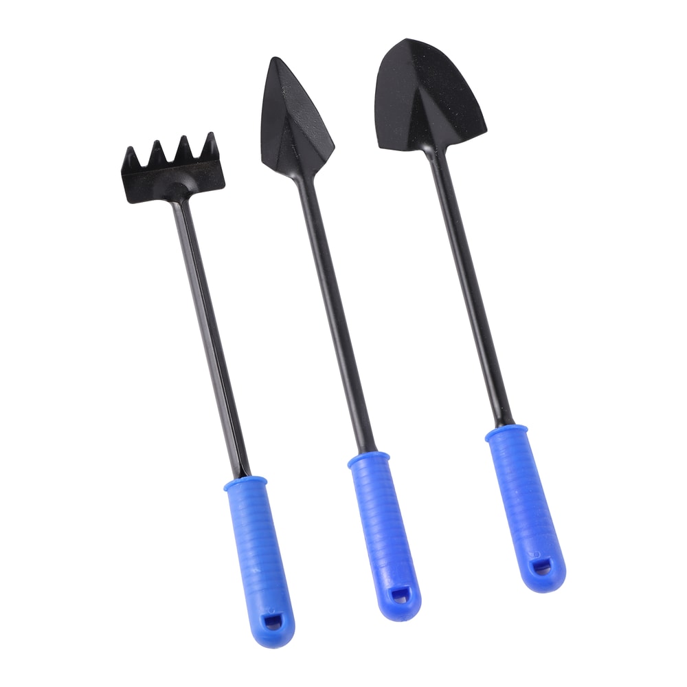 Compact Piece Gardening Tools Set for Indoor Plants Mini Shovel, Hand Trowel & Garden Rake