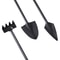 Compact Piece Gardening Tools Set for Indoor Plants Mini Shovel, Hand Trowel & Garden Rake