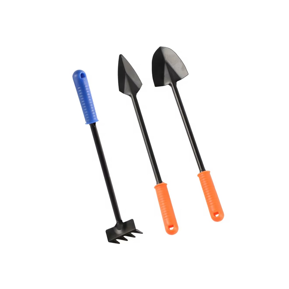 Compact Piece Gardening Tools Set for Indoor Plants Mini Shovel, Hand Trowel & Garden Rake