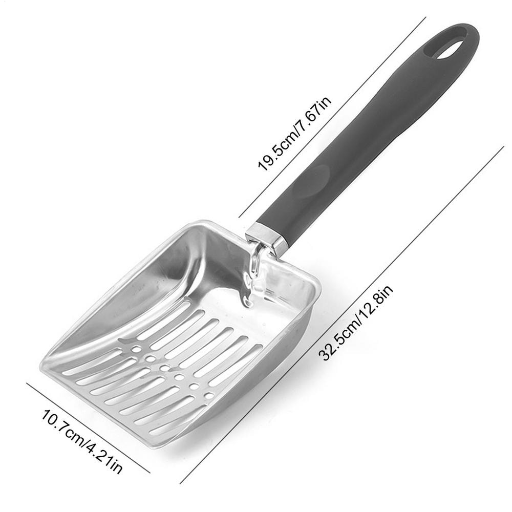 Heavy Duty Fireplace Ash Shovel & Wood Stove Ash Sifter Iron Coal Shovel Tool for Fire Pits, Fireplaces & BBQ Grills