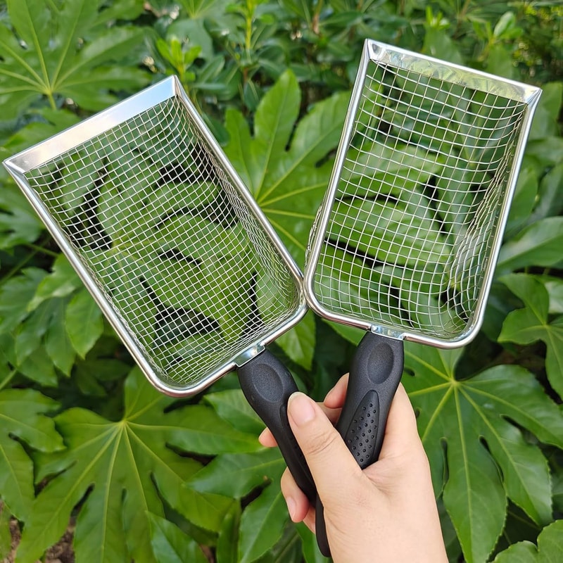Heavy Duty Garden Soil Sieve Set Efficient Plant Soil Filter Tool
