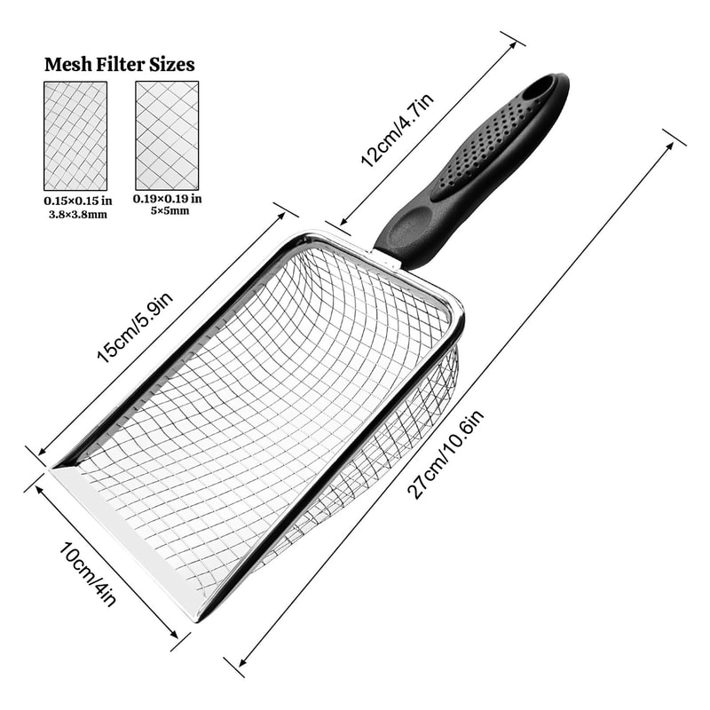 Heavy Duty Garden Soil Sieve Set Efficient Plant Soil Filter Tool