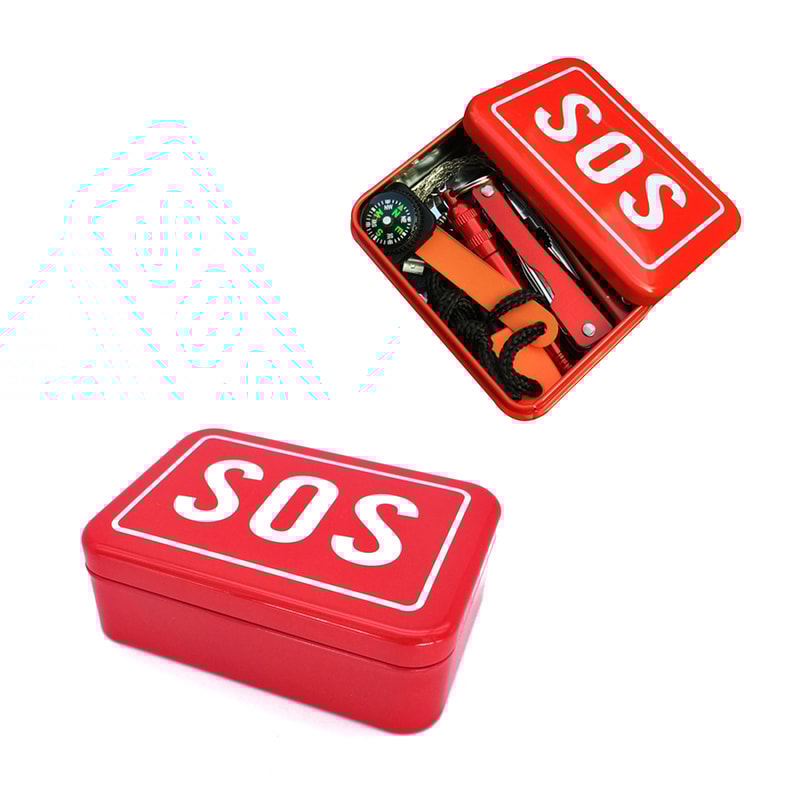 Ultimate Outdoor Survival Multi Tool with Compass, Flashlight & Fire Starter