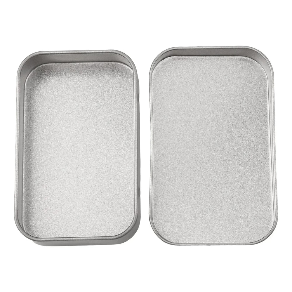 Compact Tinplate Storage Box Sturdy Camping Storage Box & Survival Travel Case