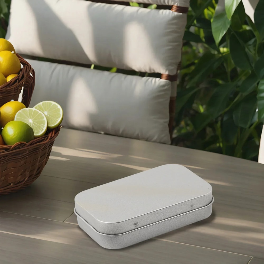 Compact Tinplate Storage Box Sturdy Camping Storage Box & Survival Travel Case