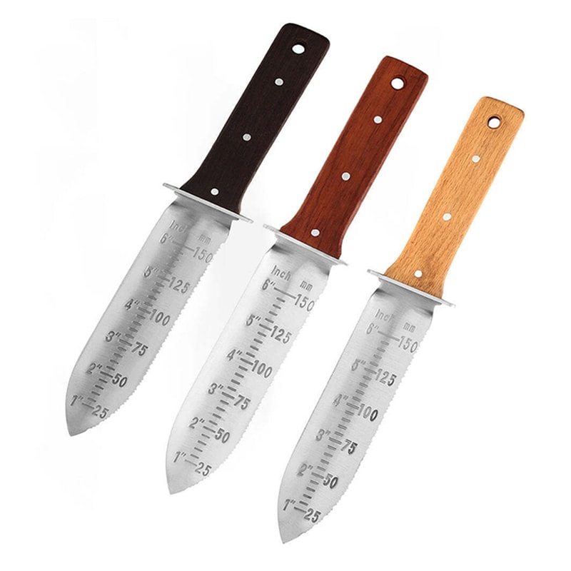 Professional Multifunction Gardening Shovel With Leather Sheath Gardening Tool Heavy Duty Garden Di 3