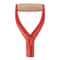 Heavy Duty Grip Shovel Handle Replacement Strong Steel Shovel Handle with Wood Grip for Garden Snow & Digging Tools