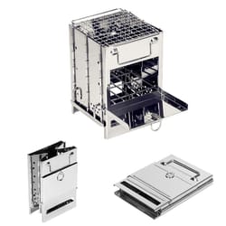 compact camping wood burning stove portable wood stove & rocket stove for backpacking