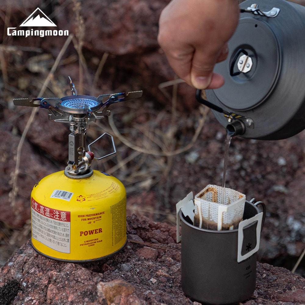 Mini Rocket Portable Camping Stove for Outdoor Cooking