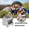 Folding Camping Stove Portable Wood Stove for Hiking & Outdoor BBQ