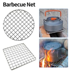 portable folding stainless steel bbq grill & camping stove