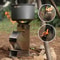 Portable Camping Wood Stove Foldable Rocket Firewood Stove for Hiking & Outdoor Cooking