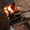 Portable Camping Wood Stove Foldable Rocket Firewood Stove for Hiking & Outdoor Cooking