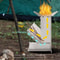 Portable Camping Wood Stove Foldable Rocket Firewood Stove for Hiking & Outdoor Cooking