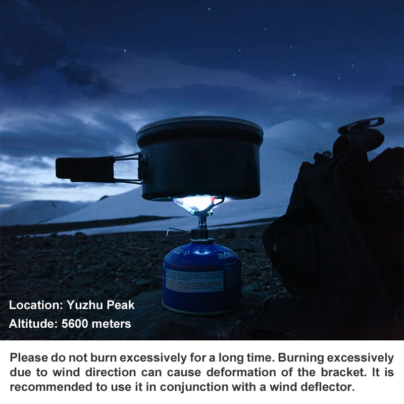 Ultralight Titanium Mini Camping Stove Portable Hiking Gas Burner