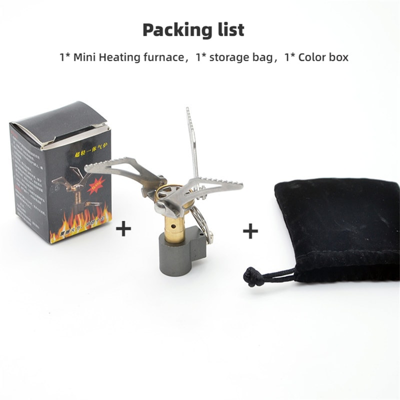 Compact Outdoor Gas Stove Portable Camping Stove & Mini Folding Burner for Picnics