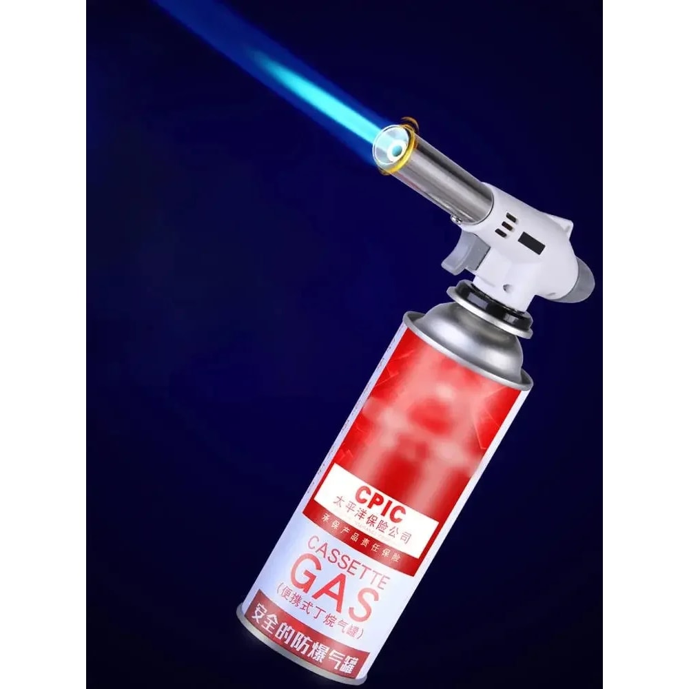 Auto Ignition Butane Torch Gas Welding Burner for BBQ & Camping