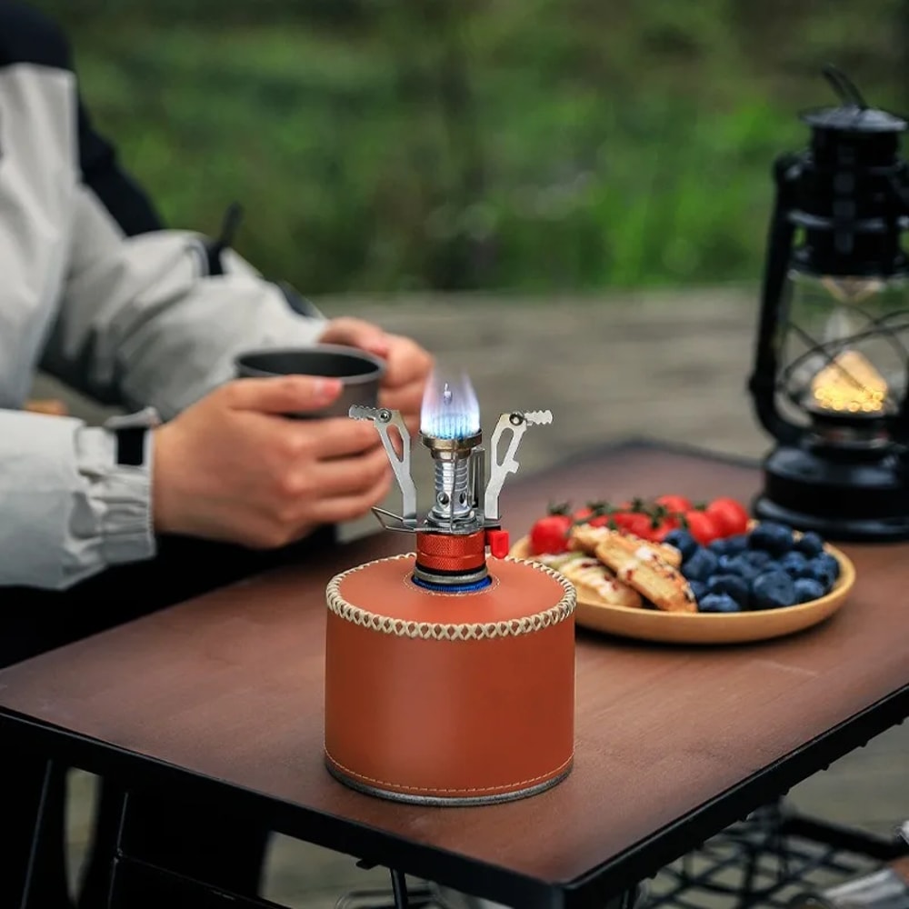 Lightweight Outdoor Cooking Stove Ultra Light Portable Camping Gas Stove For Hiking Survival 1