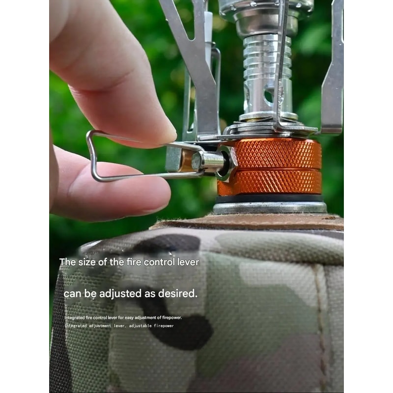Lightweight Outdoor Cooking Stove Ultra Light Portable Camping Gas Stove For Hiking Survival 4