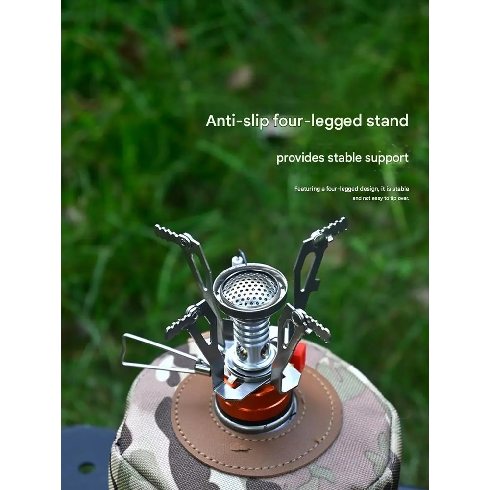 Lightweight Outdoor Cooking Stove Ultra Light Portable Camping Gas Stove For Hiking Survival 5