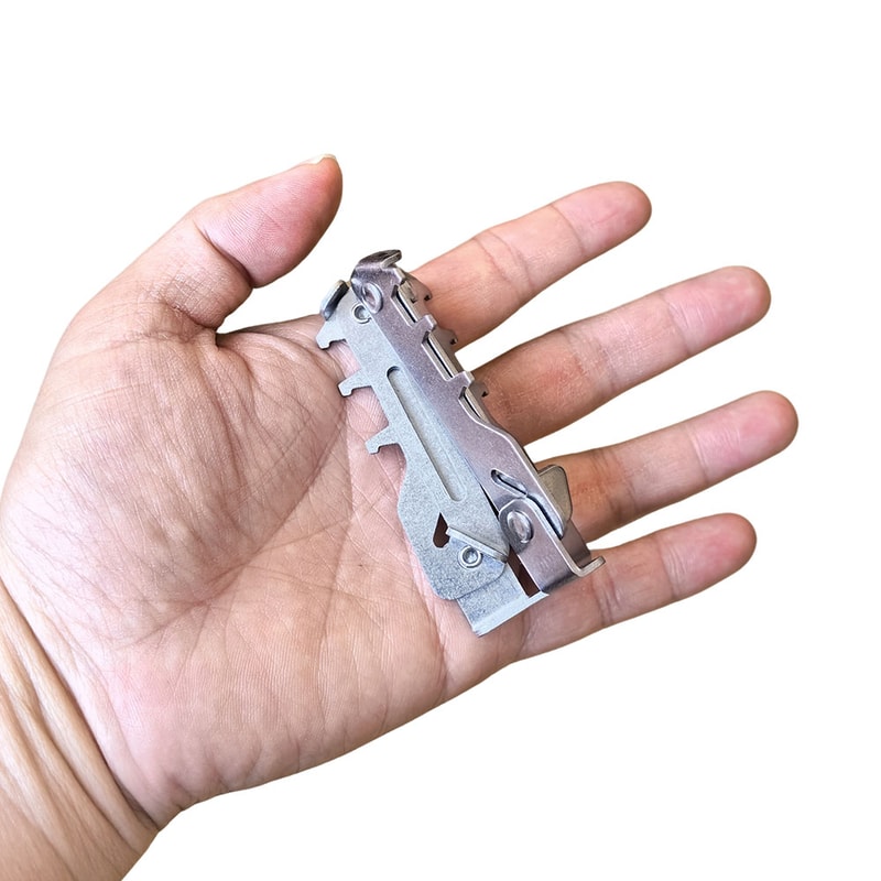 Portable Foldable Camping Gas Canister Stand & Portable Gas Tank Bracket Stable Outdoor Stove Support Tripod