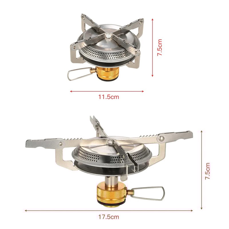 Ultralight Portable Camping Stove Efficient Gas Stove for Hiking & Backpacking