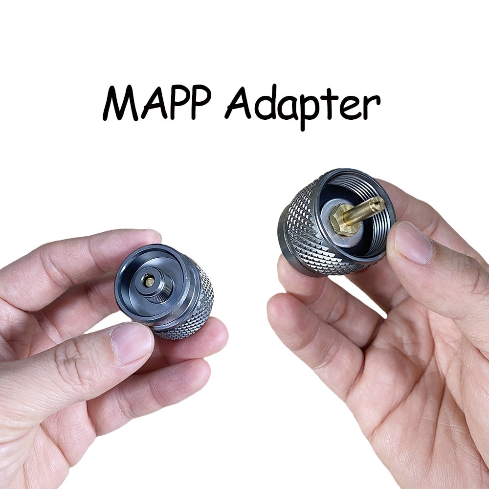 Premium Gas Burner Adapter Camping Gas Converter Propane Refill Adapter 4