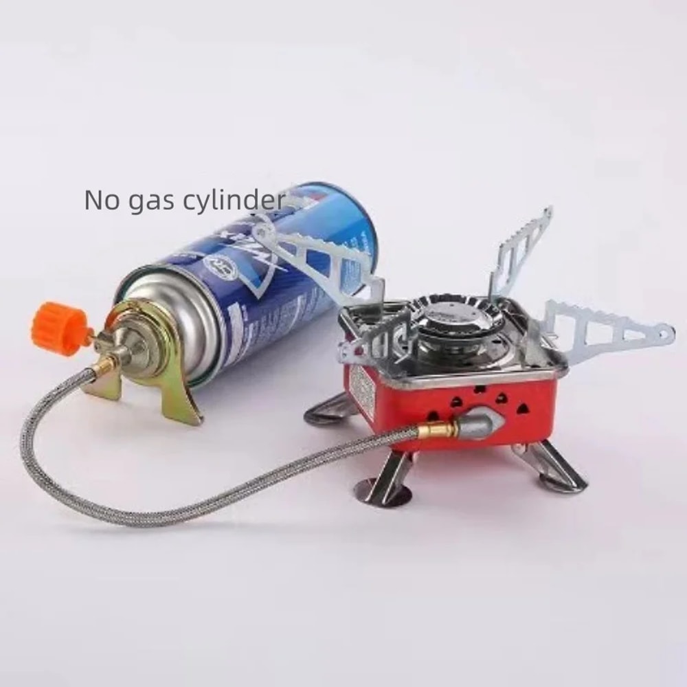 Foldable Portable Camping Stove Windproof Gas Burner for Hiking & Picnic