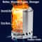 Outdoor Stainless Steel Portable Wood Stove Smokeless Camping Cooking Stove 2