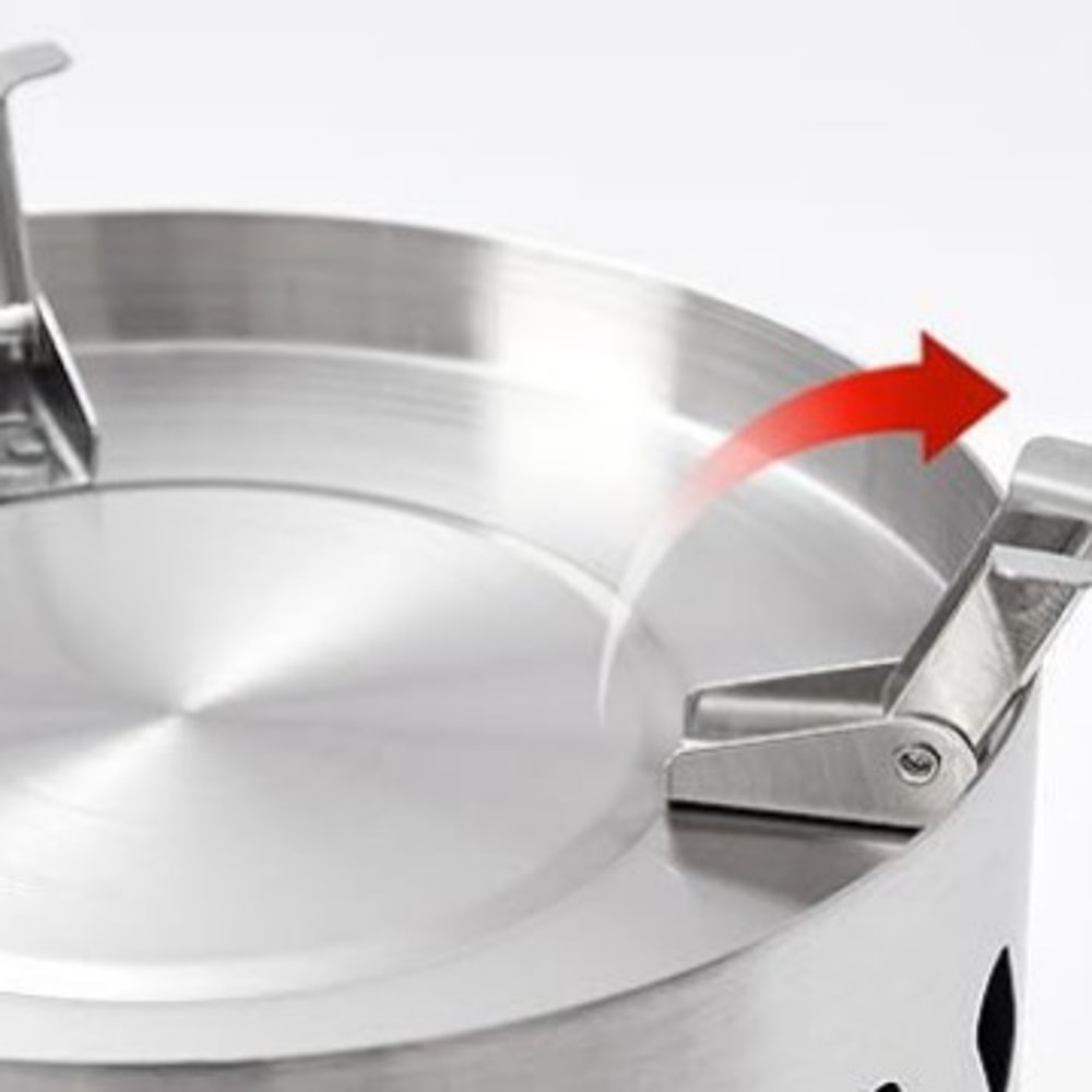 Outdoor Stainless Steel Portable Wood Stove Smokeless Camping Cooking Stove 4