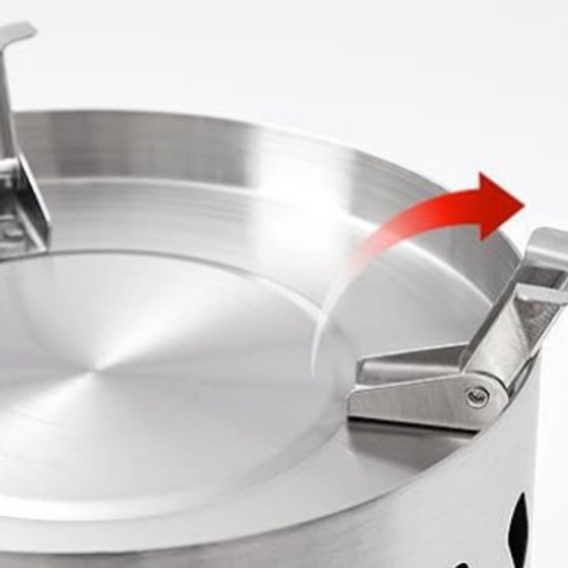 Outdoor Stainless Steel Portable Wood Stove Smokeless Camping Cooking Stove 4