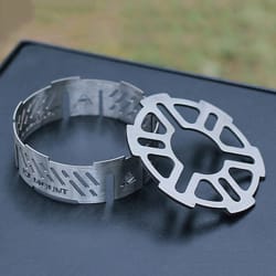 all weather portable stove windshield camping stove windscreen portable stove windproof ring outdoor cooking accessory