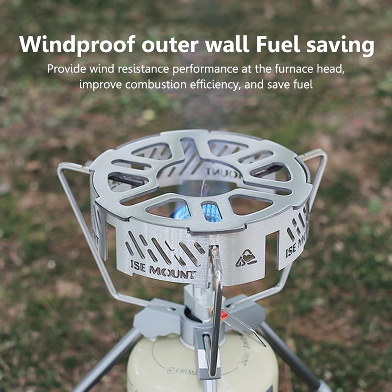 All Weather Portable Stove Windshield Camping Stove Windscreen Portable Stove Windproof Ring Outdoo 1