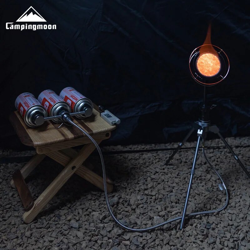 Outdoor Camping Stove Adapter Gas Canister Connector for Portable Camping Equipment