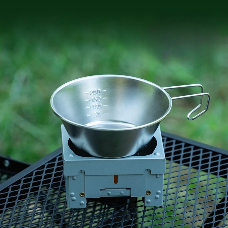 Portable Mini Camping Stove Windproof Foldable Alcohol Burner