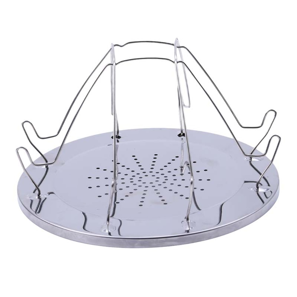 Premium Stainless Steel Camping Toaster & Portable Camping Grill Foldable Camping Stove Rack for Outdoor Bread & Multi