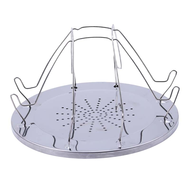 Premium Stainless Steel Camping Toaster & Portable Camping Grill Foldable Camping Stove Rack for Outdoor Bread & Multi