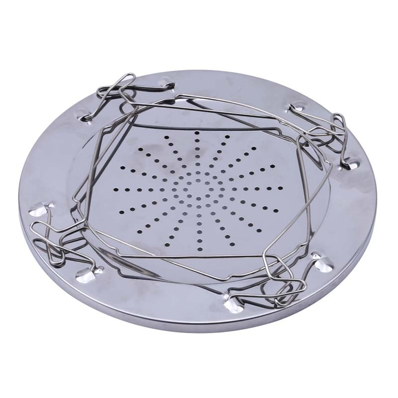 Premium Stainless Steel Camping Toaster & Portable Camping Grill Foldable Camping Stove Rack for Outdoor Bread & Multi