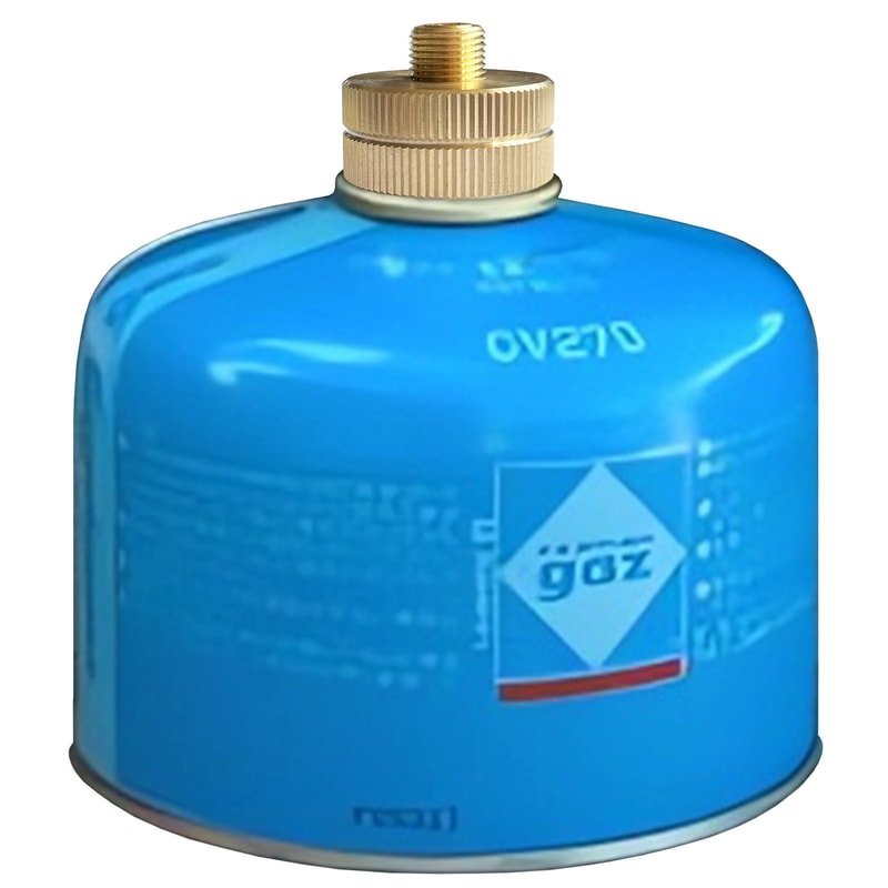 Portable Camping Gas Adapter Easy Clic to Threaded Butane Stove Connector