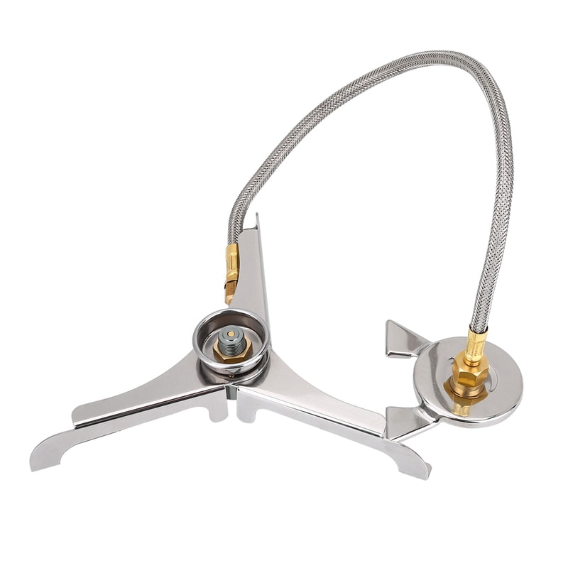 Universal Camping Stove Adapter Gas Cartridge Connector for Outdoor Cooking