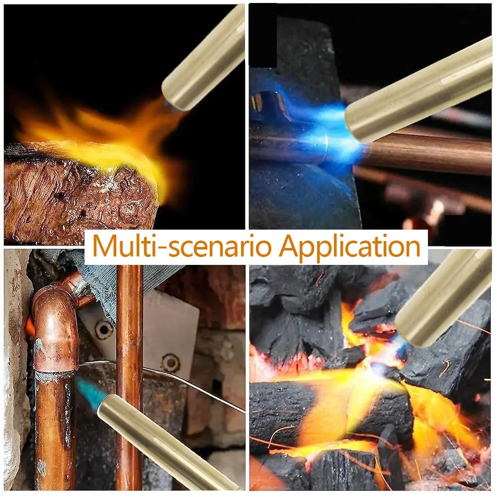 Premium Portable Butane Torch for Camping, BBQ & Soldering