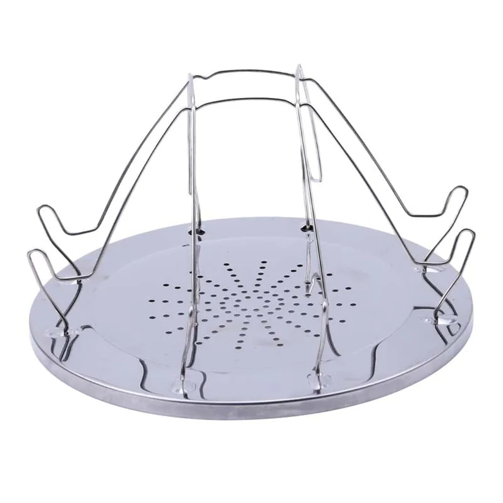 Portable Camping Toaster Grill Folding Stainless Steel Campfire Bread Rack