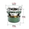 Portable Mini Alcohol Stove for Camping Lightweight Outdoor Cooking Gear