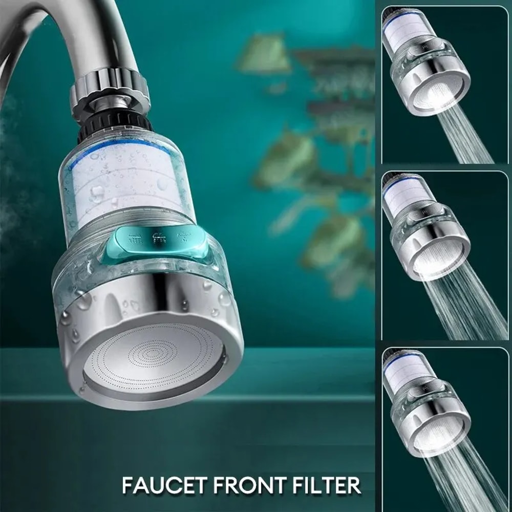 Rotating Faucet Filter High Density Tap Water Filter For Kitchen And Bathroom 0