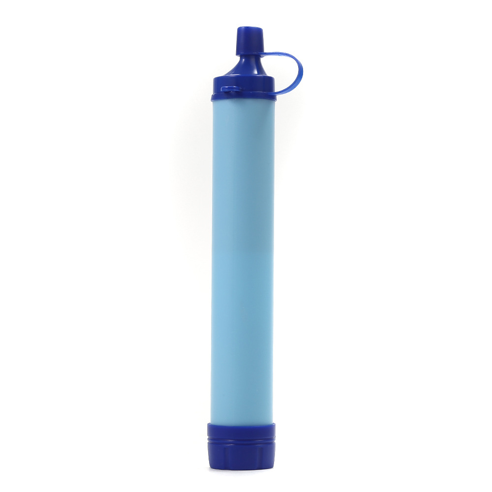 Portable Survival Water Filter Bottle For Camping Hiking Emergency Purification 2