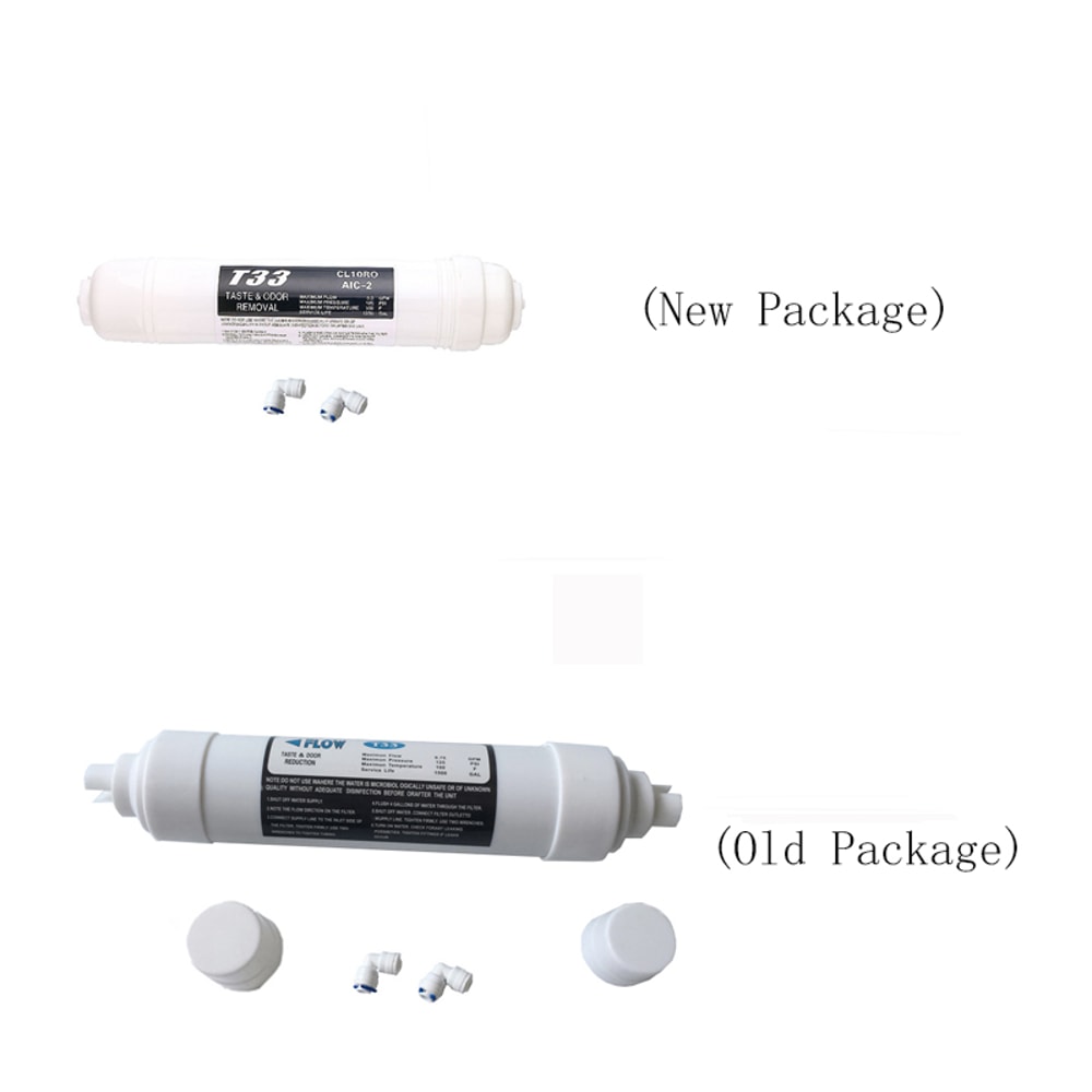 Inline Water Filter Pack Coconut Carbon Reverse Osmosis Cartridge